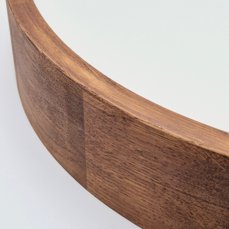 Brilagi - LED Kattojalka CARVALHO 3xE27/60W/230V tammi-kirsikka halkaisija 47 cm