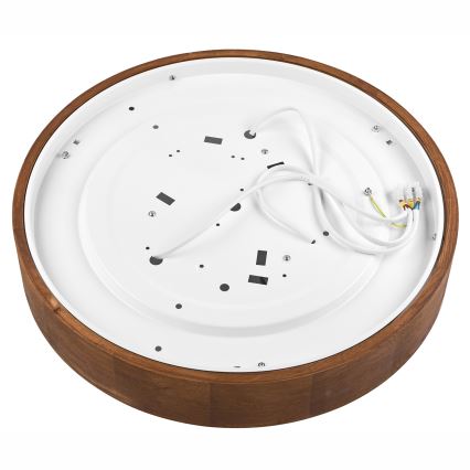 Brilagi - LED Kattojalka CARVALHO 3xE27/60W/230V tammi-kirsikka halkaisija 47 cm