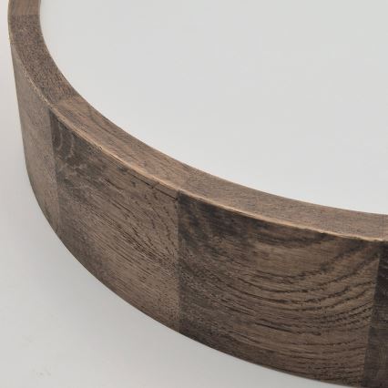 Brilagi - LED Kattovalaisin CARVALHO 3xE27/60W/230V tammi-pähkinä Ø 47 cm