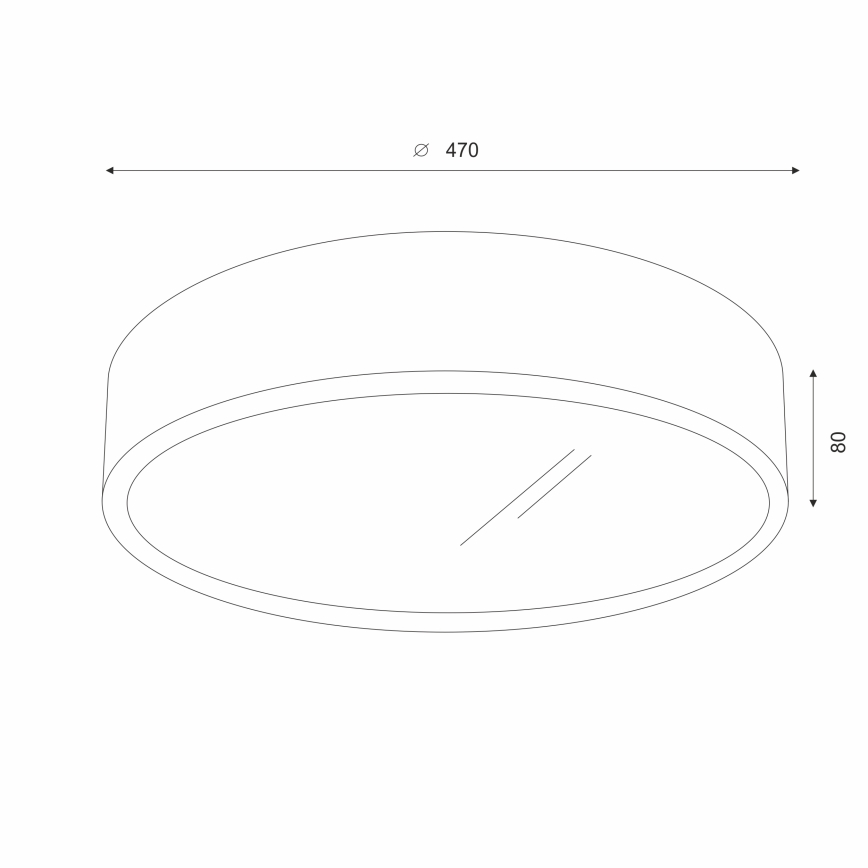 Brilagi - LED Kattovalaisin CARVALHO 3xE27/60W/230V tammi-pähkinä Ø 47 cm