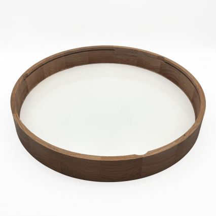 Brilagi - LED-kattovalaisin CARVALHO, 4 x E27/60W/230V, tammi-kirsikka, Ø 57,5 cm