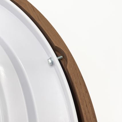 Brilagi - LED-kattovalaisin CARVALHO, 4 x E27/60W/230V, tammi-kirsikka, Ø 57,5 cm