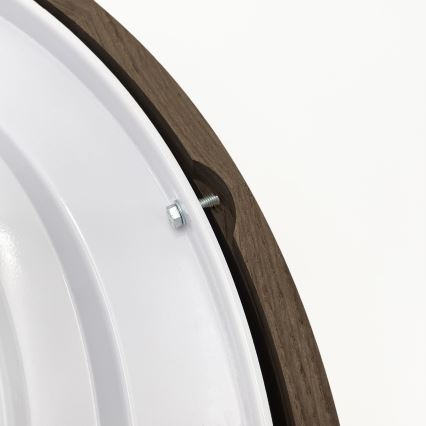 Brilagi - LED-kattovalaisin CARVALHO 4xE27/60W/230V tammi/pähkinä halkaisija 57,5 cm