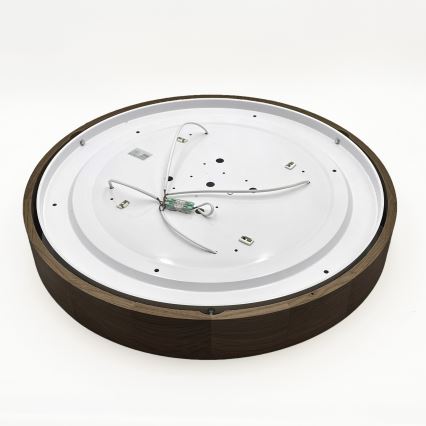 Brilagi - LED-kattovalaisin CARVALHO 4xE27/60W/230V tammi/pähkinä halkaisija 57,5 cm