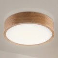 Brilagi - LED-kattovalaisin CARVALHO LED/36W/230V tammi, halkaisija 37,5 cm