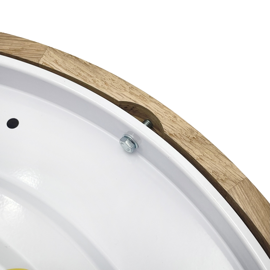 Brilagi - LED-kattovalaisin CARVALHO LED/36W/230V tammi, halkaisija 37,5 cm