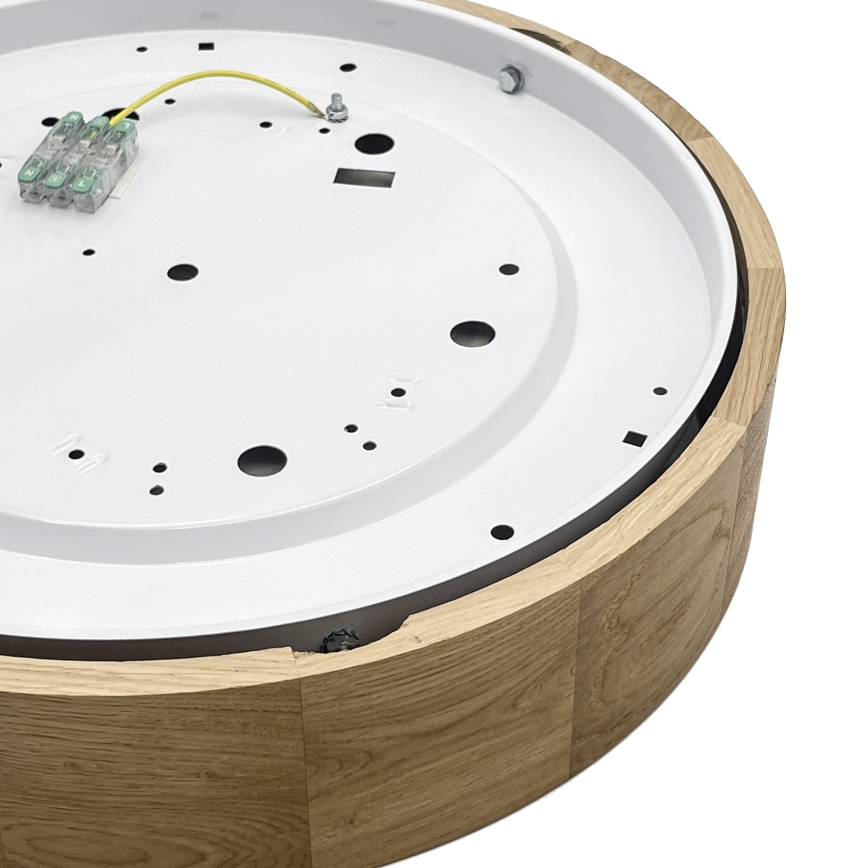 Brilagi - LED-kattovalaisin CARVALHO LED/36W/230V tammi, halkaisija 37,5 cm