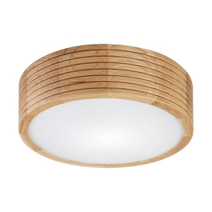Brilagi - LED-kattovalaisin CARVALHO MODERN 1xE27/60W/230V halkaisija 27,5 cm tammi