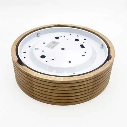 Brilagi - LED-kattovalaisin CARVALHO MODERN 1xE27/60W/230V halkaisija 27,5 cm tammi
