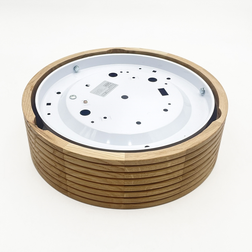 Brilagi - LED-kattovalaisin CARVALHO MODERN 1xE27/60W/230V halkaisija 27,5 cm tammi