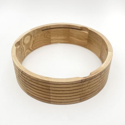 Brilagi - LED-kattovalaisin CARVALHO MODERN 1xE27/60W/230V halkaisija 27,5 cm tammi