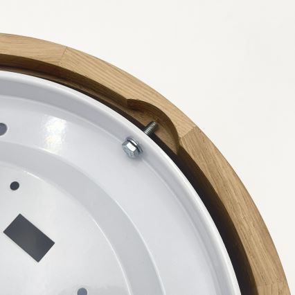 Brilagi - LED-kattovalaisin CARVALHO MODERN 1xE27/60W/230V halkaisija 27,5 cm tammi