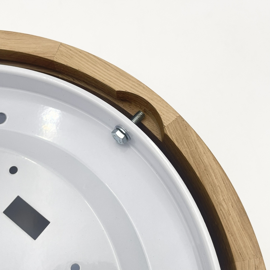 Brilagi - LED-kattovalaisin CARVALHO MODERN 1xE27/60W/230V halkaisija 27,5 cm tammi