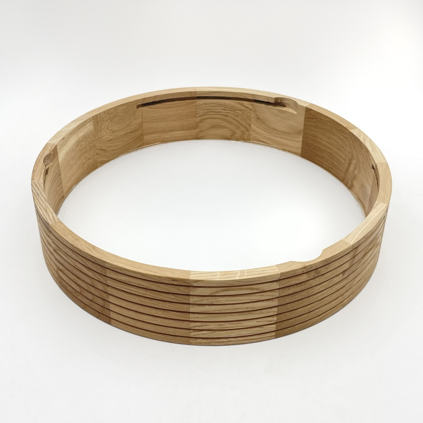Brilagi - LED-kattovalaisin CARVALHO MODERN 2xE27/60W/230V, Ø 37,5 cm, tammi
