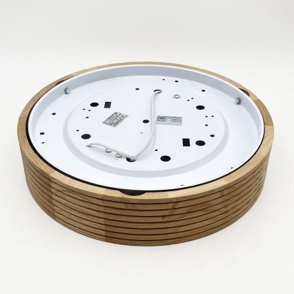 Brilagi - LED-kattovalaisin CARVALHO MODERN 2xE27/60W/230V, Ø 37,5 cm, tammi