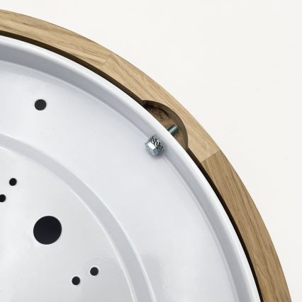 Brilagi - LED-kattovalaisin CARVALHO MODERN 2xE27/60W/230V, Ø 37,5 cm, tammi