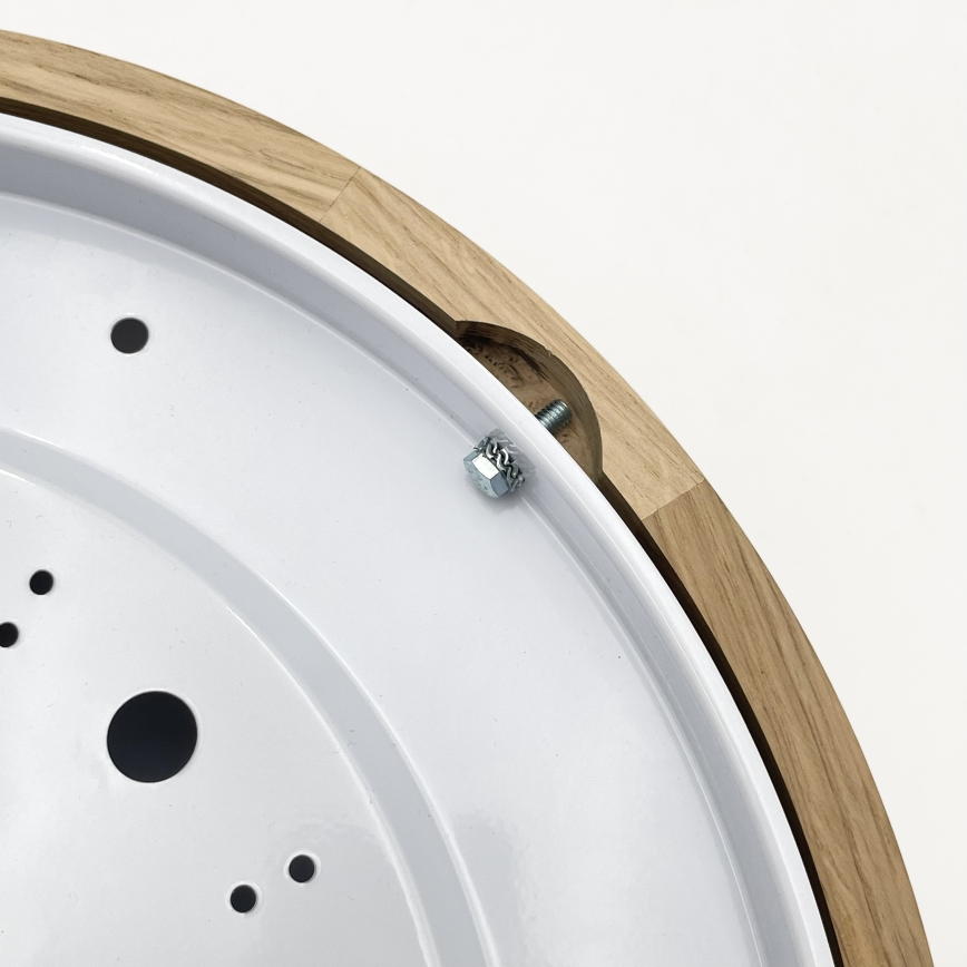 Brilagi - LED-kattovalaisin CARVALHO MODERN 2xE27/60W/230V, Ø 37,5 cm, tammi