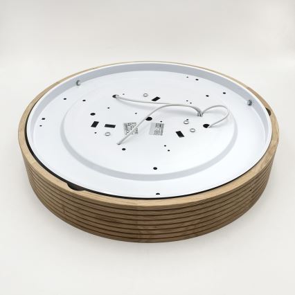 Brilagi - LED-kattovalaisin CARVALHO MODERN 3xE27/60W/230V halkaisija 47,5 cm tammi