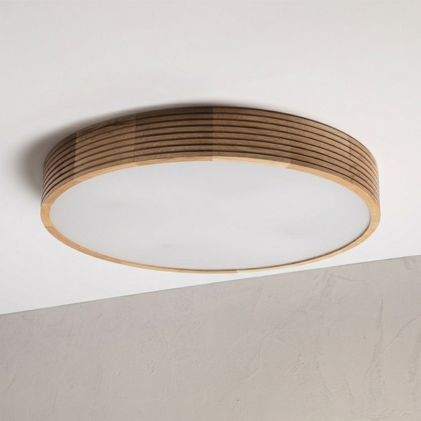 Brilagi - LED-kattovalaisin CARVALHO MODERN 4xE27/60W/230V tammi Ø 57,5 cm