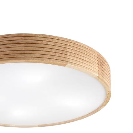 Brilagi - LED-kattovalaisin CARVALHO MODERN 4xE27/60W/230V tammi Ø 57,5 cm