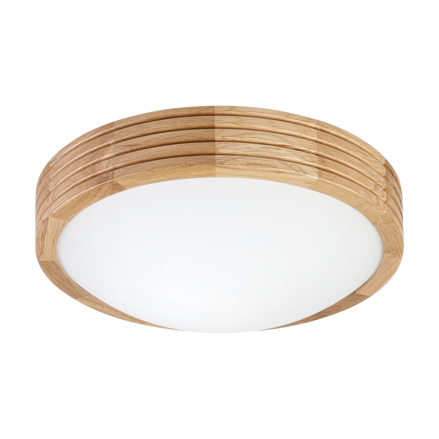 Brilagi - LED-kattovalaisin CARVALHO MODERN SLIM 1xE27/60W/230V halkaisija 27,5 cm tammi