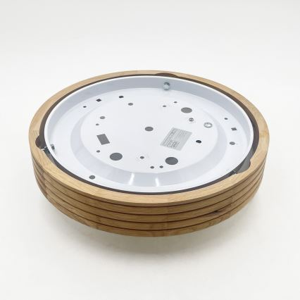 Brilagi - LED-kattovalaisin CARVALHO MODERN SLIM 1xE27/60W/230V halkaisija 27,5 cm tammi