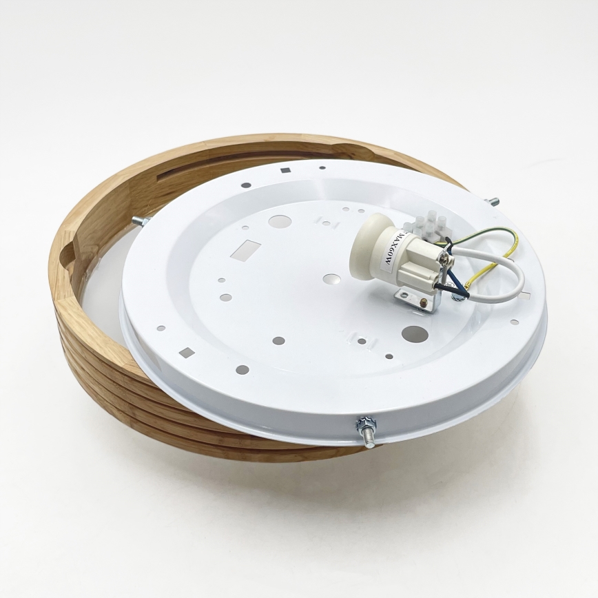 Brilagi - LED-kattovalaisin CARVALHO MODERN SLIM 1xE27/60W/230V halkaisija 27,5 cm tammi