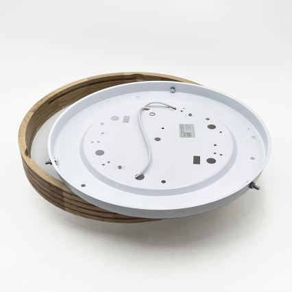 Brilagi - LED-kattovalaisin CARVALHO MODERN SLIM 2xE27/60W/230V halkaisija 37,5 cm tammi