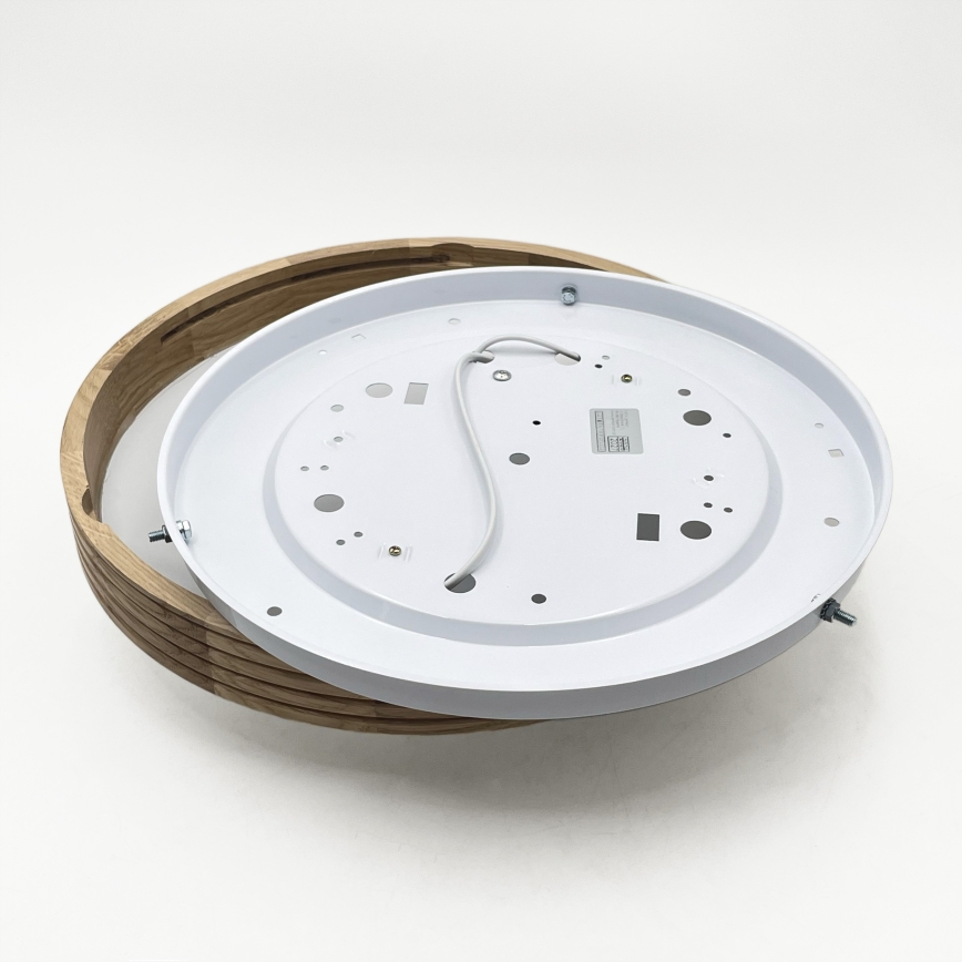 Brilagi - LED-kattovalaisin CARVALHO MODERN SLIM 2xE27/60W/230V halkaisija 37,5 cm tammi