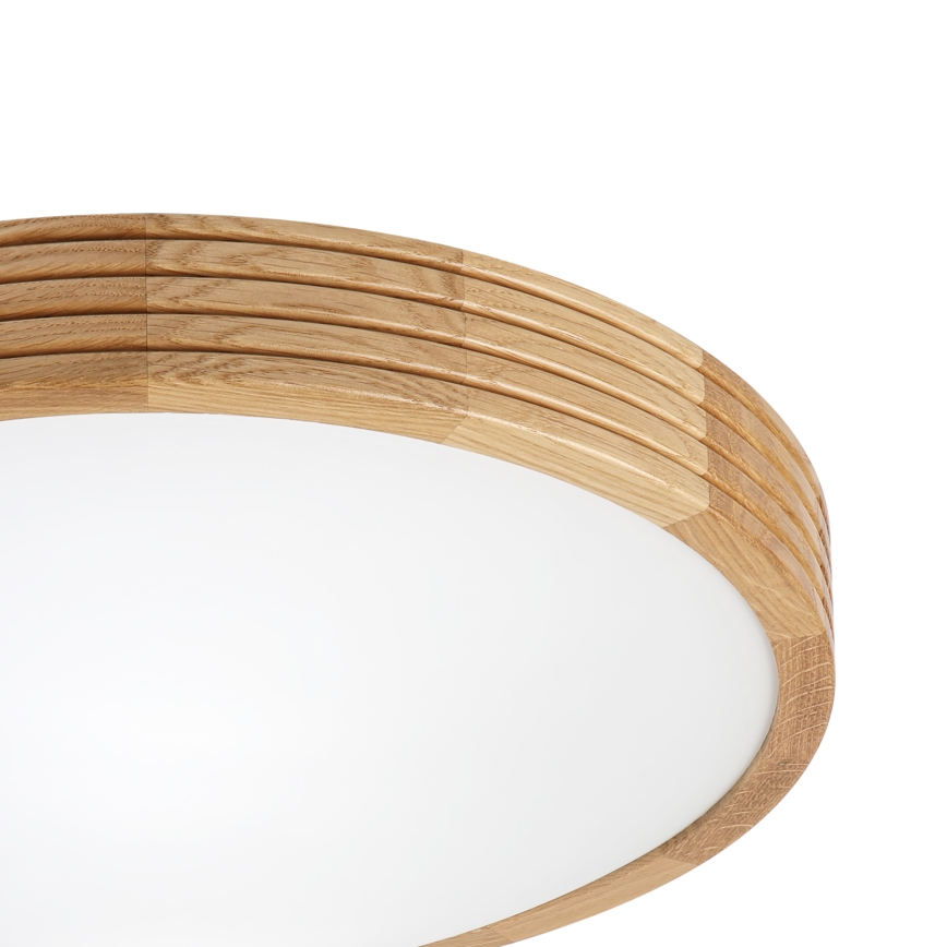 Brilagi - LED-kattovalaisin CARVALHO MODERN SLIM 2xE27/60W/230V halkaisija 37,5 cm tammi