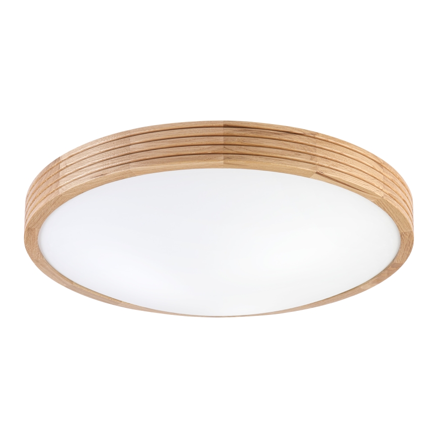 Brilagi - LED-kattovalaisin CARVALHO MODERN SLIM 3xE27/60W/230V Ø 47,5 cm tammi