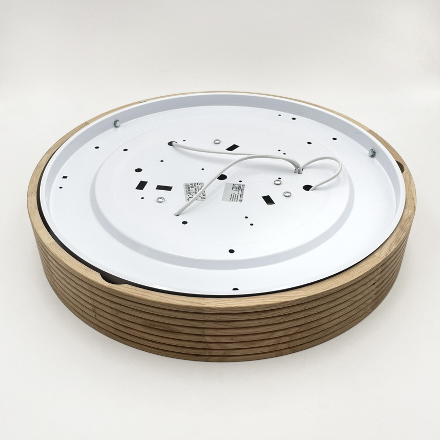Brilagi - LED-kattovalaisin CARVALHO MODERN SLIM 3xE27/60W/230V Ø 47,5 cm tammi
