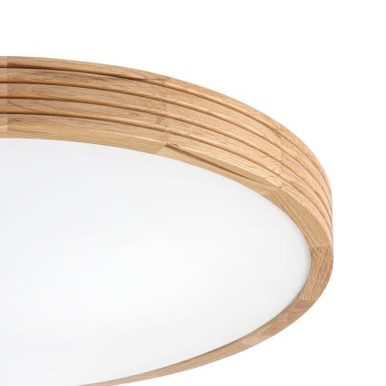 Brilagi - LED-kattovalaisin CARVALHO MODERN SLIM 3xE27/60W/230V Ø 47,5 cm tammi