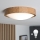 Brilagi - LED-kattovalaisin CARVALHO SLIM 1xE27/15W/230V, tammi, halkaisija 27 cm