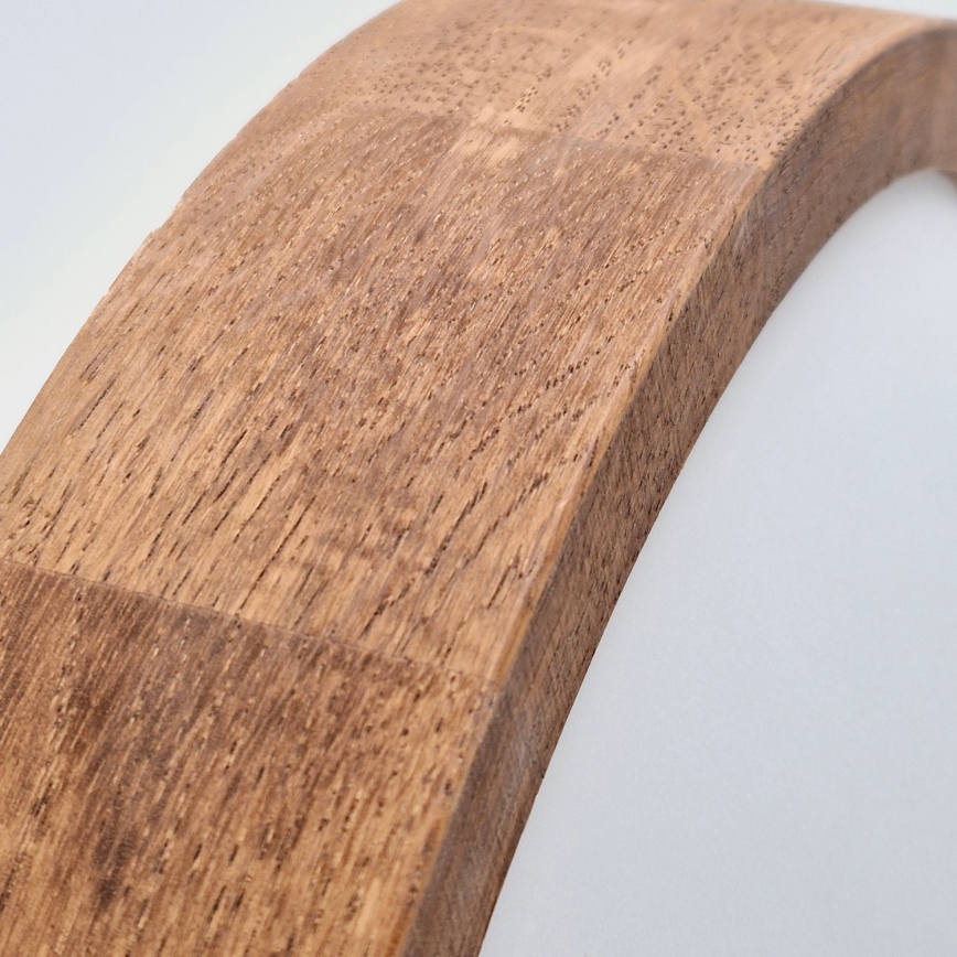 Brilagi - LED-kattovalaisin CARVALHO SLIM 1xE27/60W/230V tammi kirsikka halkaisija 27 cm