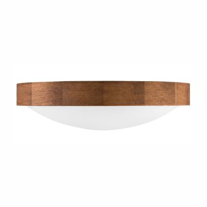 BRILAGI - LED-kattovalaisin CARVALHO SLIM 2xE27/15W/230V tammi-kirsikka halkaisija 37 cm