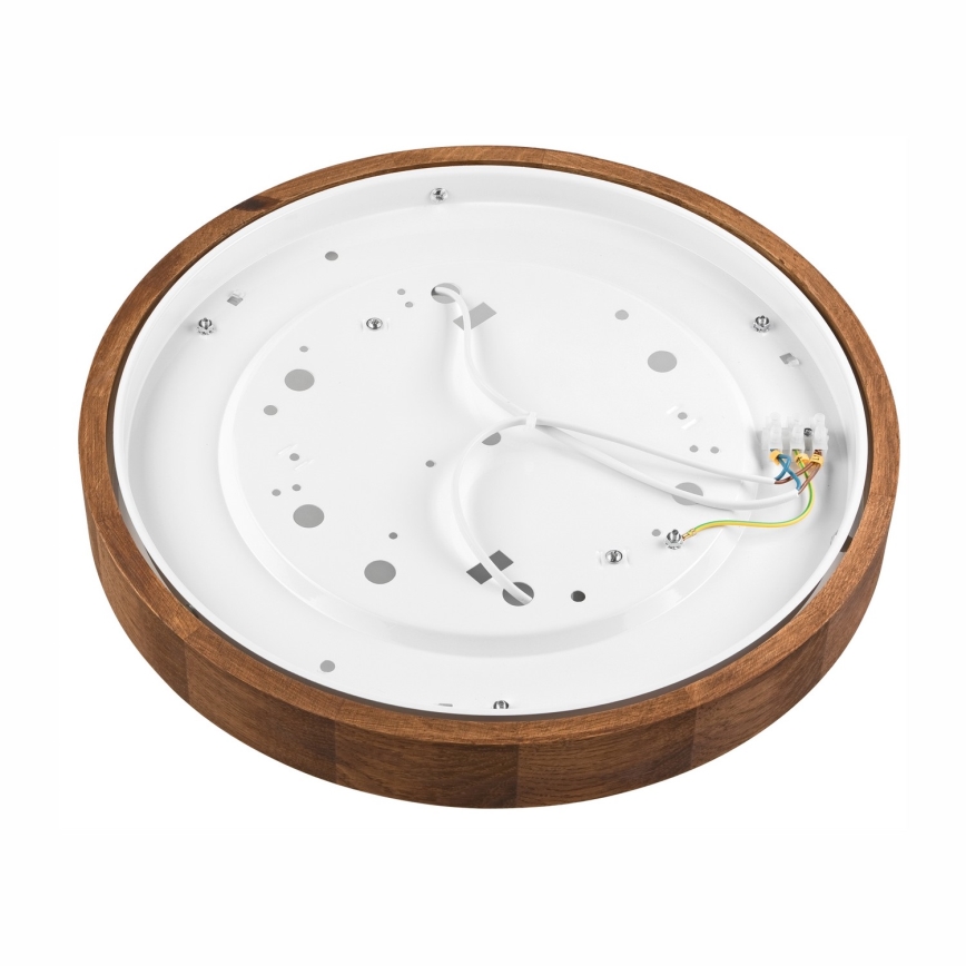 BRILAGI - LED-kattovalaisin CARVALHO SLIM 2xE27/15W/230V tammi-kirsikka halkaisija 37 cm