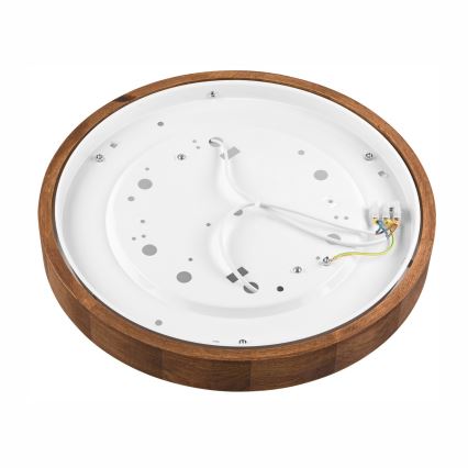 Brilagi - LED Kattovalaisin CARVALHO SLIM 2xE27/60W/230V tammi-kirsikka, halkaisija 37 cm