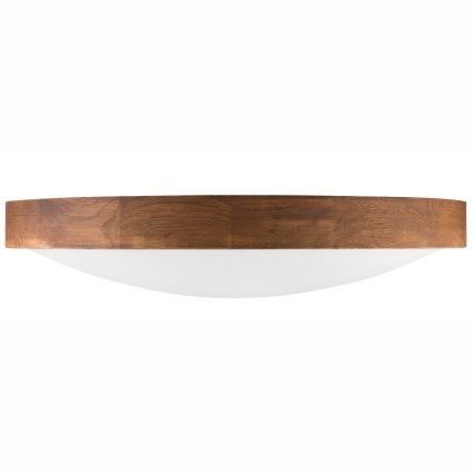 Brilagi - LED-kattovalaisin CARVALHO SLIM 3xE27/15W/230V tammi-kirsikka halkaisija 47 cm