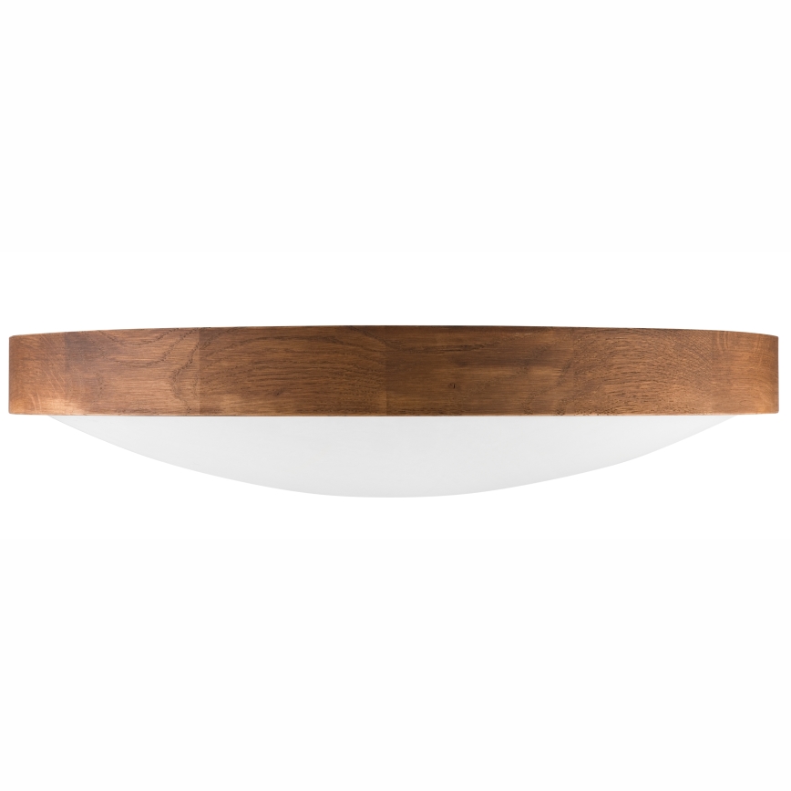 Brilagi - LED-kattovalaisin CARVALHO SLIM 3xE27/15W/230V tammi-kirsikka halkaisija 47 cm