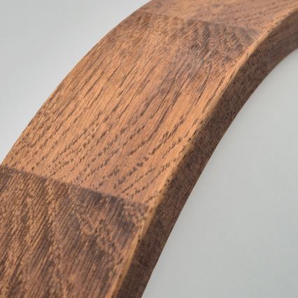 Brilagi - LED Kattovalaisin CARVALHO SLIM 3xE27/60W/230V tammi-kirsikka, halkaisija 47 cm