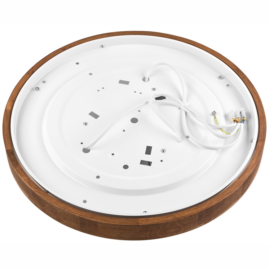 Brilagi - LED Kattovalaisin CARVALHO SLIM 3xE27/60W/230V tammi-kirsikka, halkaisija 47 cm