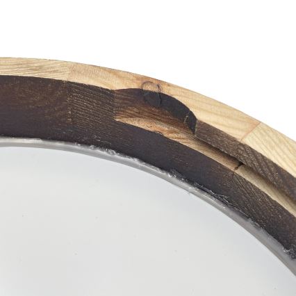 Brilagi - LED-kattovalaisin CARVALHO SLIM SMOKEY LED/20W/230V tammi Ø 27,5 cm