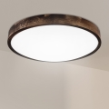 Brilagi - LED-kattovalaisin CARVALHO SLIM SMOKEY LED/36W/230V tammi, halkaisija 47,5 cm