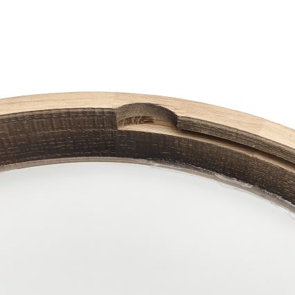 Brilagi - LED-kattovalaisin CARVALHO SLIM SMOKEY LED/36W/230V tammi, halkaisija 47,5 cm