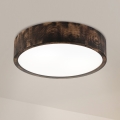 Brilagi - LED-kattovalaisin CARVALHO SMOKEY LED/36W/230V tammi halkaisija 37,5 cm
