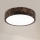 Brilagi - LED-kattovalaisin CARVALHO SMOKEY LED/36W/230V tammi halkaisija 37,5 cm