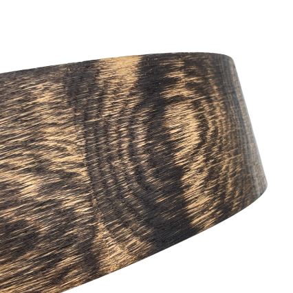 Brilagi - LED-kattovalaisin CARVALHO SMOKEY LED/36W/230V tammi halkaisija 37,5 cm