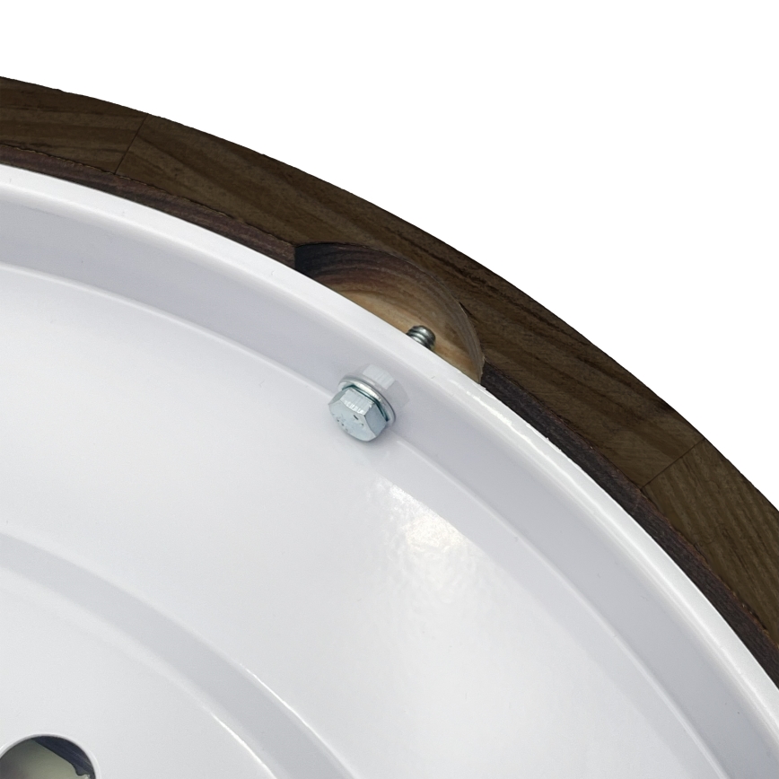 Brilagi - LED-kattovalaisin CARVALHO SMOKEY LED/36W/230V tammi halkaisija 37,5 cm