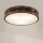 Brilagi - LED-kattovalaisin CARVALHO SMOKEY LED/36W/230V, tammi, halkaisija 47,5 cm